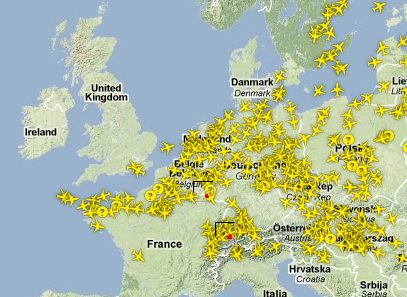 UK airspace FlightRader24 Capture