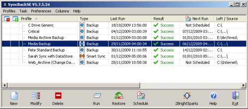 SyncBack Software