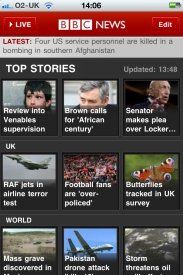 BBC News iPhone app