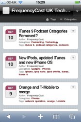 FrequencyCast Blog iPhone After