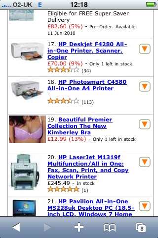 HP Printer Amazon Oddness