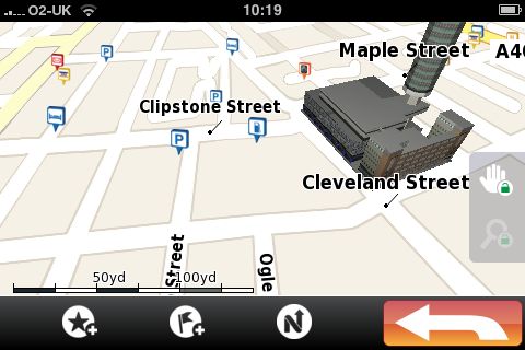 NDrive iPhone Sat Nav