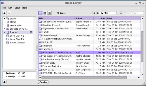 Sony's eBook Library 2.3