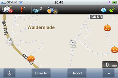 Waze and Halloween